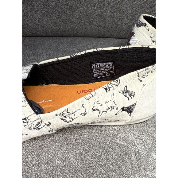 Skechers Bobs For Dogs Black White Women's 7 Slip On Flat Shoes Memory Foam - Picture 11 of 11